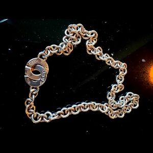 Tiffany 16 in sterling silver choker necklace